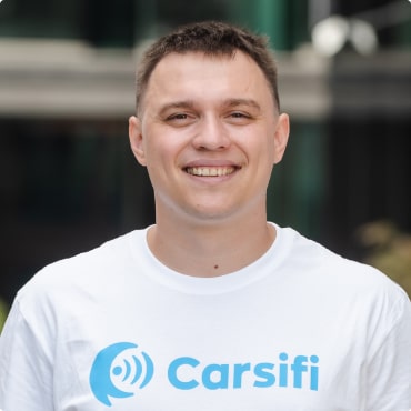 CEO of Carsifi Wireless Android Auto team photo.