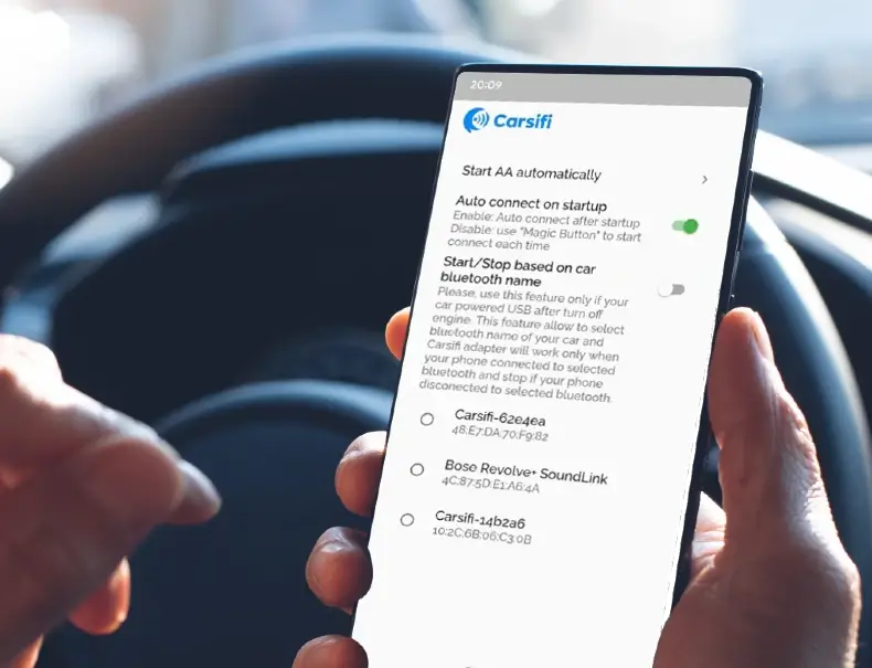 Wireless Android Auto adapter for all cars and head units - Carsifi